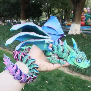 3D Printed Dragon Model Car Dashboard Decoration, Ornamental Figurine, Beautiful Accessories for Cars Home Party Decor, Holiday Gift, Collectible Figurines