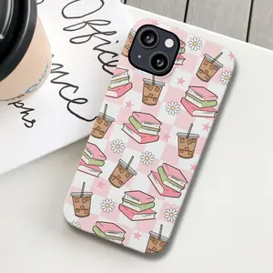 Coffee and Books phone case, Bookish iPhone cases, Book lover theme present, Gift ideas for bookworm, Booktrovert Librarians gifts idea