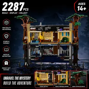 2287 Pieces Reversed World Building Set, Adult and Child Toy Gift, Educational Puzzle for Boys and Girls, Birthday Present