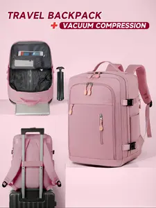 Ryanair Easyjet Approved Vacuum Compression Travel Backpack, Under Seat Cabin Bag, Casual Daily Use, Personal Item, carry on backpack, Outdoor Sports Hiking Backpacks