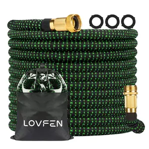 Lightweight Heavy-Duty Expandable Garden Watering Hose, Leakproof Design, Durable Rubber Material, Perfect for Cleaning, Forestry, and Gardening