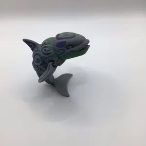 Orca 3d mini statue