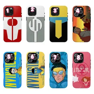 Viltrumite Conquest Mark Phone Case, Omni Man and Invincible Logo Phone Cover, Invincibe ss4 ip With iPhone 16 15 14 13 12 11 Pro Max Galaxy S25 S24 S23 S22 Ultra, Gift For Christmas