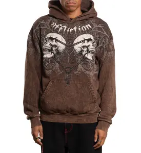 Affliction Men's Pullover Hoodie Collapse