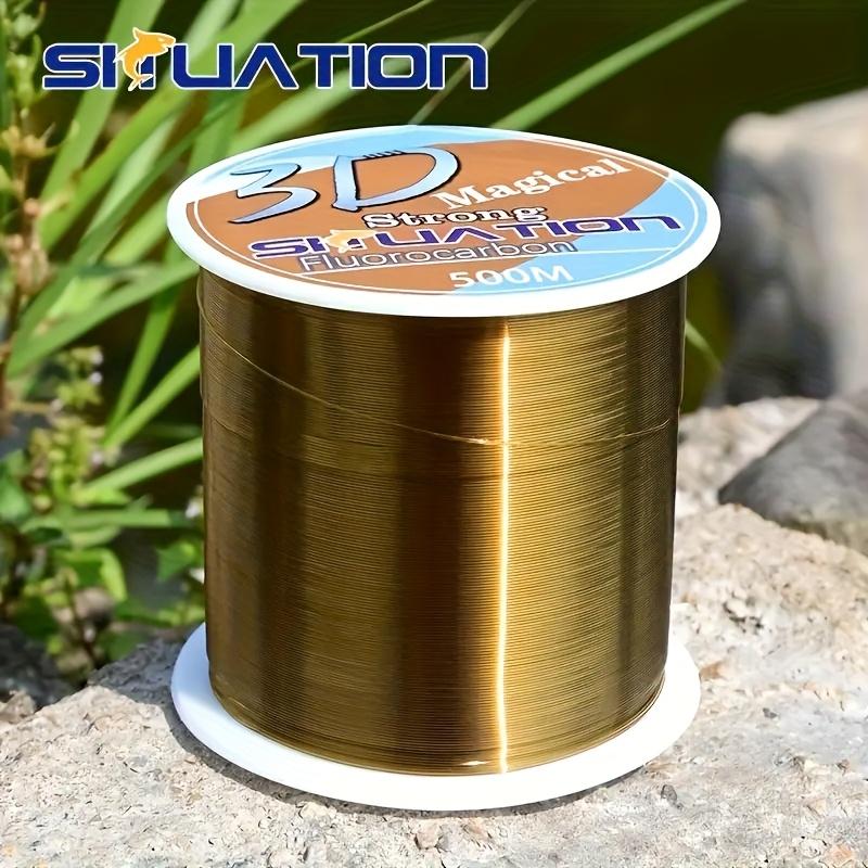 SIIUATION White Nylon Fishing Line 500 Meters 547YDS Giant Fishing Line Large Fishing Line Main And Auxiliary Universal Fishing Line Ultra Soft Fishing Line Ultra Stretch Nylon Line 6LB 10LB 15LB 20LB 30LB 40LB