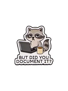 Adorable Raccoon Enamel Brooch Pin Clip, Perfect Gift for Friends, Fashion Accessory for Pet Lovers, Suitable for Briefcases, Jackets, Hats