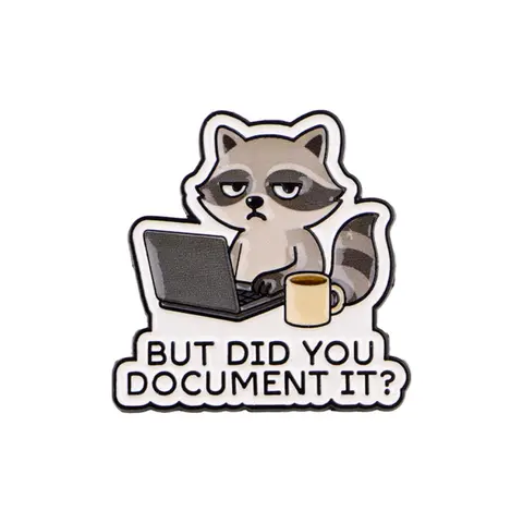 Adorable Raccoon Enamel Brooch Pin Clip, Cute Enamel Lapel Pins, Perfect Gift for Friends, Fashion Accessory for Men and Pet Lovers, Suitable for Briefcases, Jackets, Hats, Men Accessories