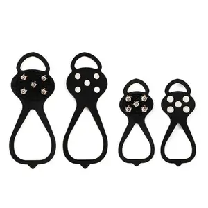 Simple 5 Tooth TPR Crampons for Hiking Trail and Portable Climbing