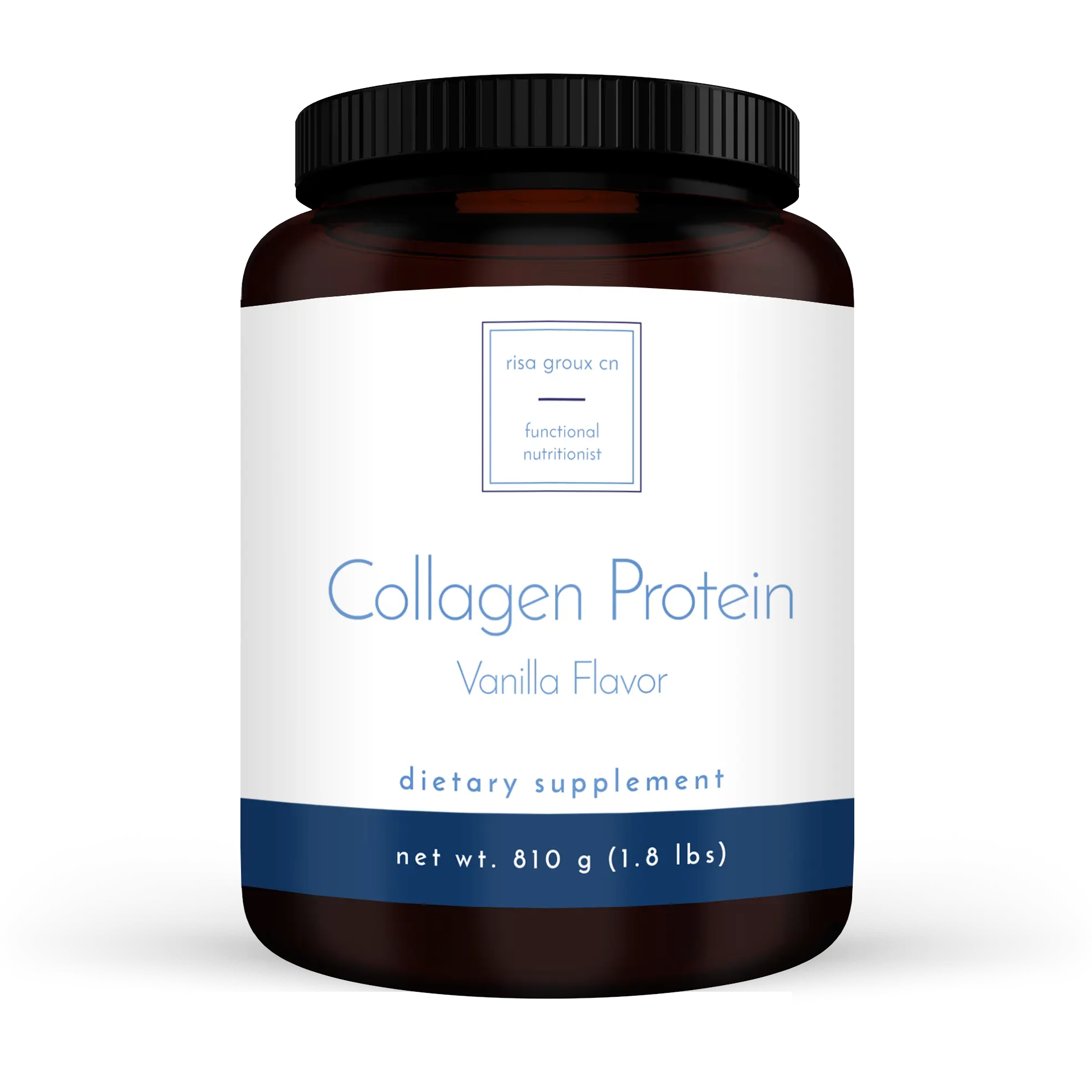 RGN Vanilla Collagen Protein with 21g protein, 3g carbohydrates and 0g sugar  Dietary Fitness Healthcare Edible