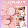 SHEGLAM Insta Ready 2-in-1 Face & Eyes Setting Powder Duo - Compact, Lightweight Cosmetic with Oil Control, Smooth Matte Finish, Under-Eye Lock, Fill & Blur, Long-Lasting Fresh Glam, Brightening Loose & Pressed Form