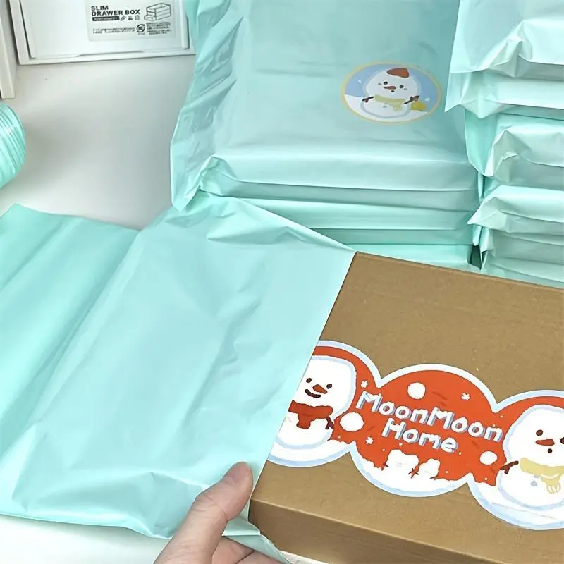 20pcs Self-Adhesive Shipping Bags, Poly Mailers, Postal Mailing Bags, Postal Bags, Multiple Colors Available, Thickened Polyethylene Material, Zero Breakage Protection, Must-Have for Online Stores
