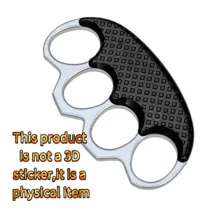 Fist Pattern Car Sticker, 3D Design Car Rear Bumper Triangle Window Laptop Case Sticker, Decals for Truck, Sticker for Cars, Weatherproof Durable Self-adhesive Sticker, Vehicle Exterior Decoration, Adhesive Vinyl Decal