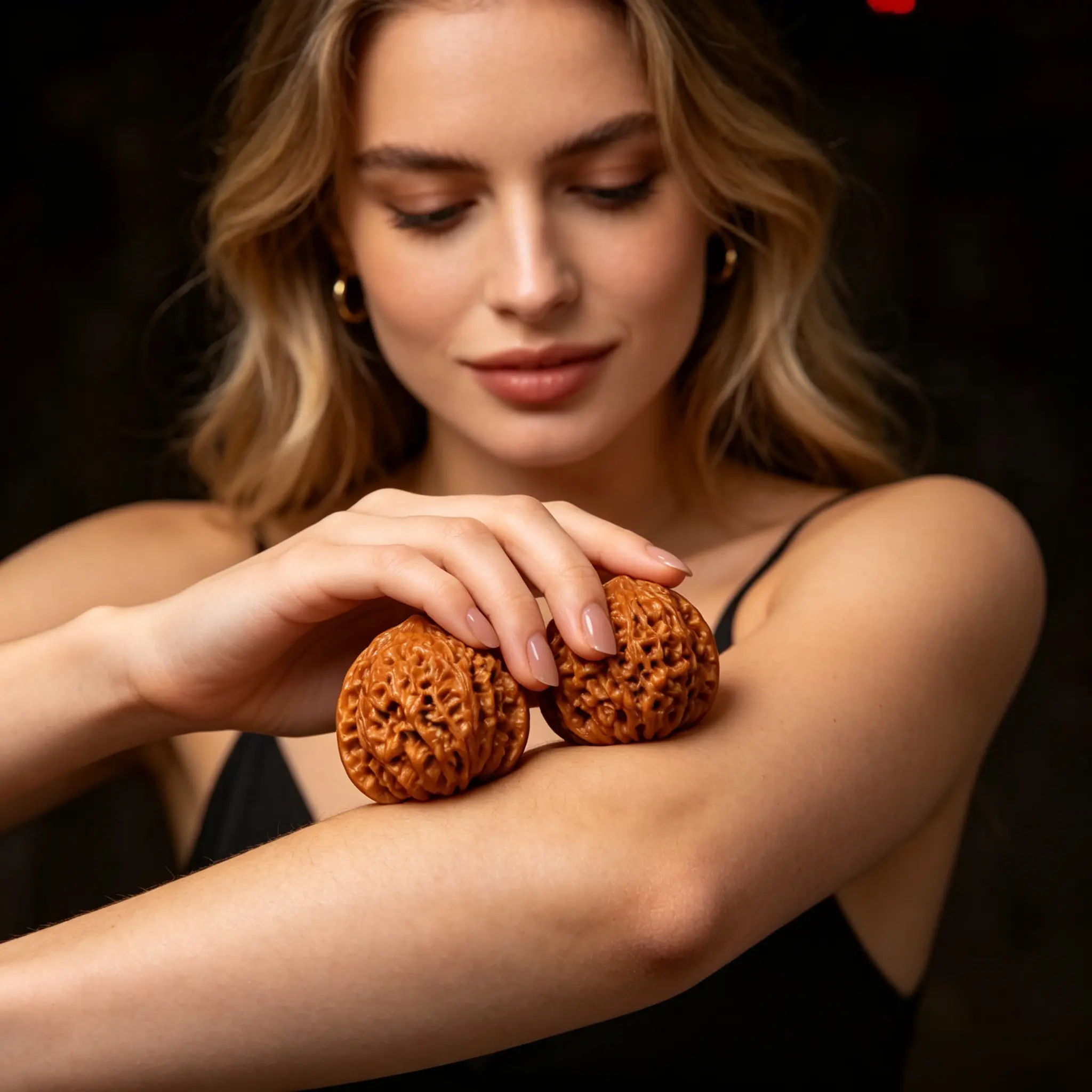Natural Hand Massage Balls, Effective Stress Relief for Select Users