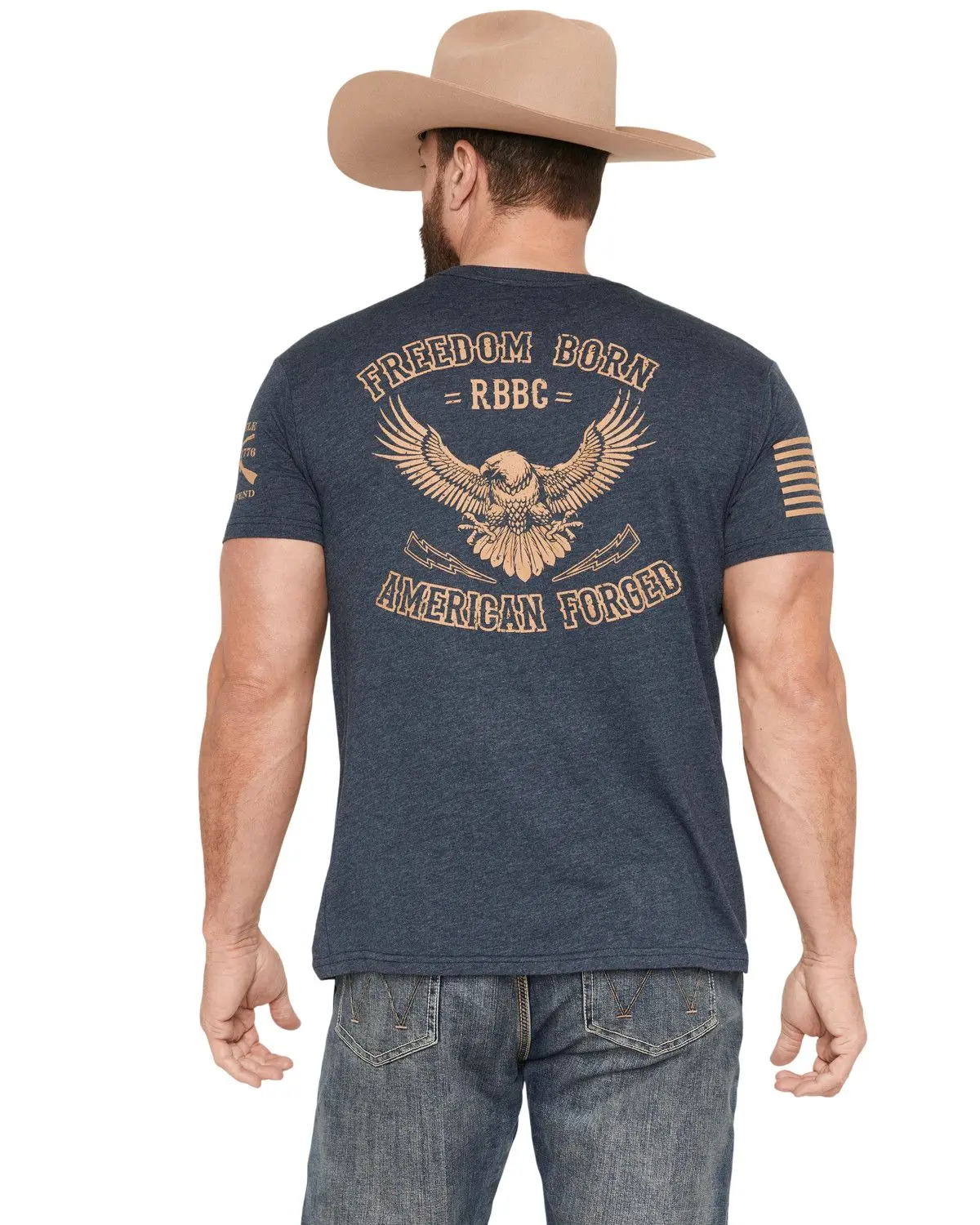 Grunt Style Men's Men'S American Forged Short Sleeve Graphic T-Shirt - Gs7506