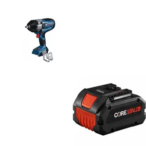 Bosch GDS18V-740CN Impact Wrench Kit W/ FREE GBA18V60 6Ah Battery