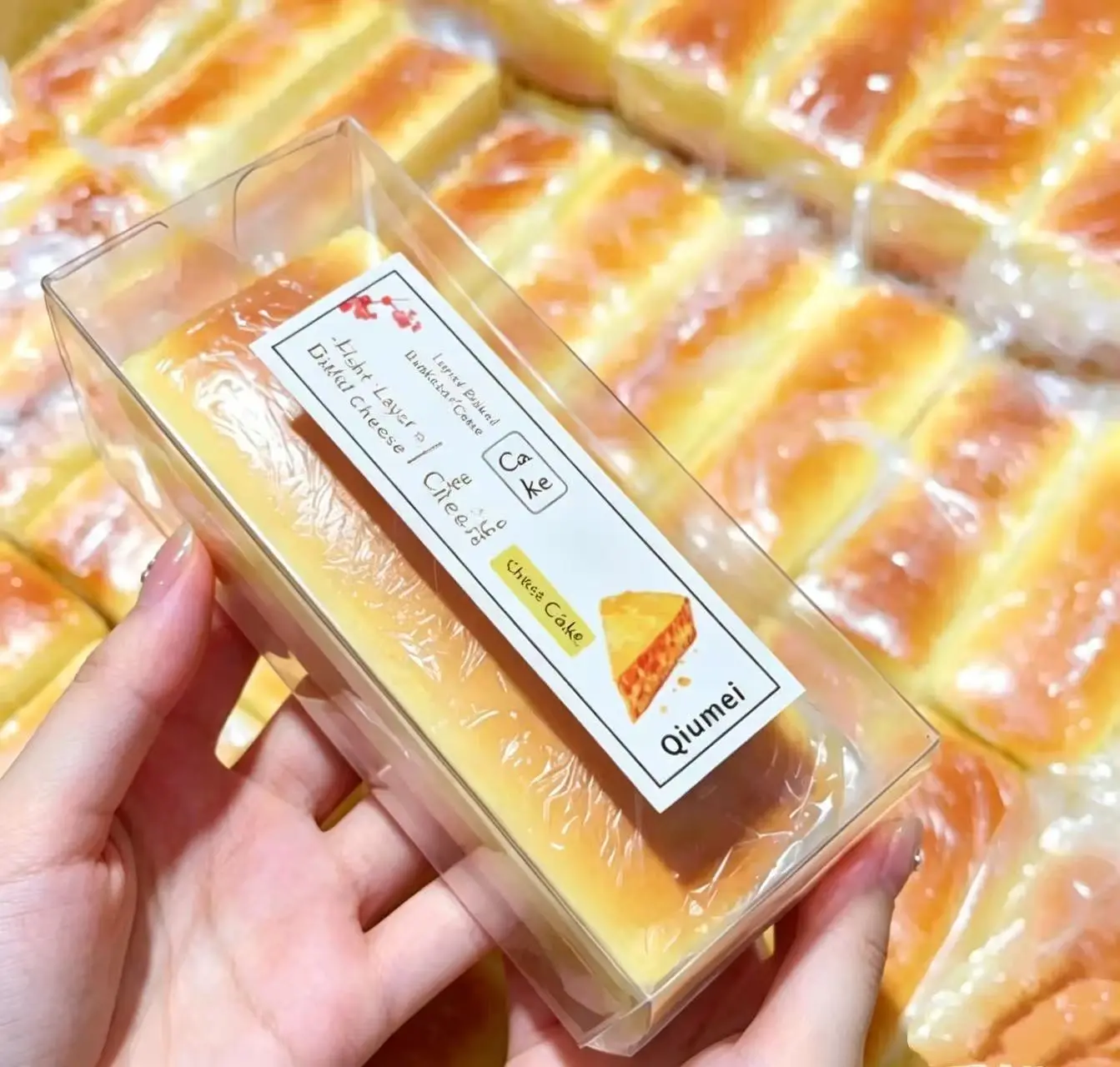Original Baked Cheese Long Strip Squishy - Compact Long Strip Slow Rebound Squishy, Realistic Look, Sticky Wet Texture, Soft Non-Toxic Material, Subtle Fragrance, Commuting Stress & Anxiety Relief Fidget Toy