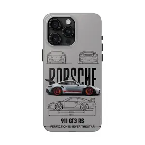 Porsche 911 GT3 RS Car Case Cover for iPhone Pro Max 16, 15, 14, 13, 12, 11,