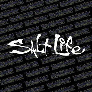 Salt Life Vinyl Decal | Beach, Fishing and Ocean Lifestyle Sticker for Car, Truck, Tumbler and More