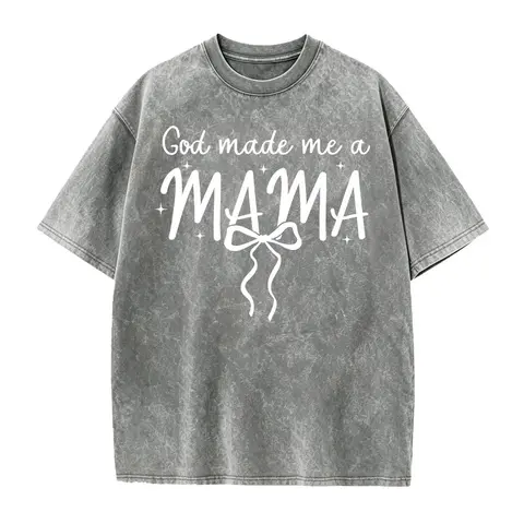 God Made Me A Mama Shirt, Christian Mom Shirt, Faith Mama Tee, Religious Gift for Mom, Mothers Day Gift