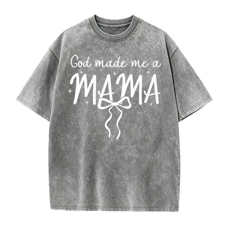God Made Me A Mama Shirt, Christian Mom Shirt, Faith Mama Tee, Religious Gift for Mom, Mothers Day Gift