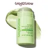 Glad2Glow Mugwort Clay Stick Face Mask Cleanser - 25g Salicylic Acid Infused Clay Mask, Blemish Relief Face Care Product for Oily & Sensitive Skin, Deep Pore Cleansing, Blackhead Removal, Enlarged Pores Solution