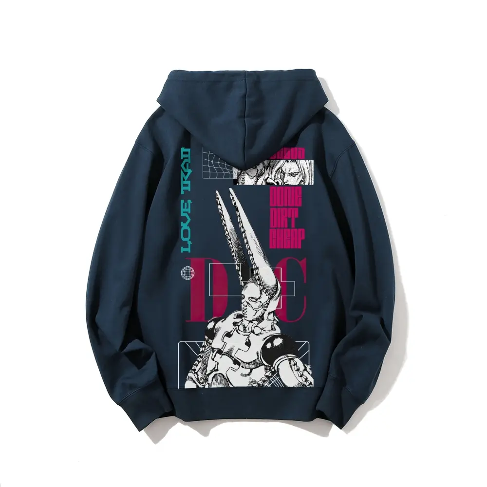 D4C cotton hoodie SBR Funny Valentine's Stand “JOJO's Bizarre