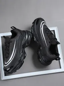 New Men's Casual Sports Shoes, Fashionable Comfort Outdoor Running Trainers, Jogging Shoes, Lightweight Breathable Low Top Sneakers for All Seasons