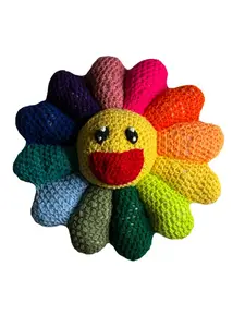 Murakami Crochet Pillow