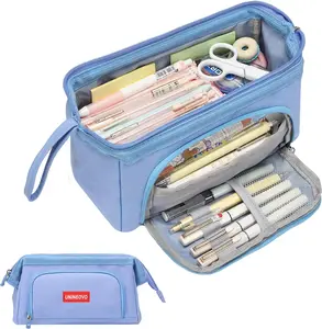 Cute Girls' Pencil Case - Large Capacity Zipper Pouch for School Supplies, Back to School Gift