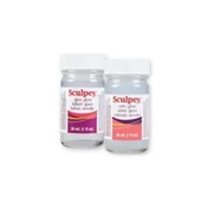 212 MAIN Sculpey Glaze - 1oz Art Materials with Shiny Finish, Professional Supplies for DIY Pottery & Ceramics Hobby Projects