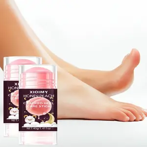 2pcs Peach Intense Moisturizing Foot Cream, Moisturizer, Deep Nourishing, Smooth Dry Rough Feet, Alcohol-Free, Low Allergenic, Suitable for All Skin Types