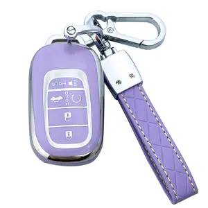 Key Fob Cover Case Compatible with 2022 2023 Honda Civic Accord CR-V HR-V Pilot Accessories Cute Key Shells