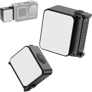 LM18 Vlogging Light Mini LED Action Camera Video Light Magnetic Photography Fill Lighting for DJI Osmo Nano Action 3/4 Camera Cage Accessories and Ulanzi PK-06 Pocket 3/4 Expansion Adapter