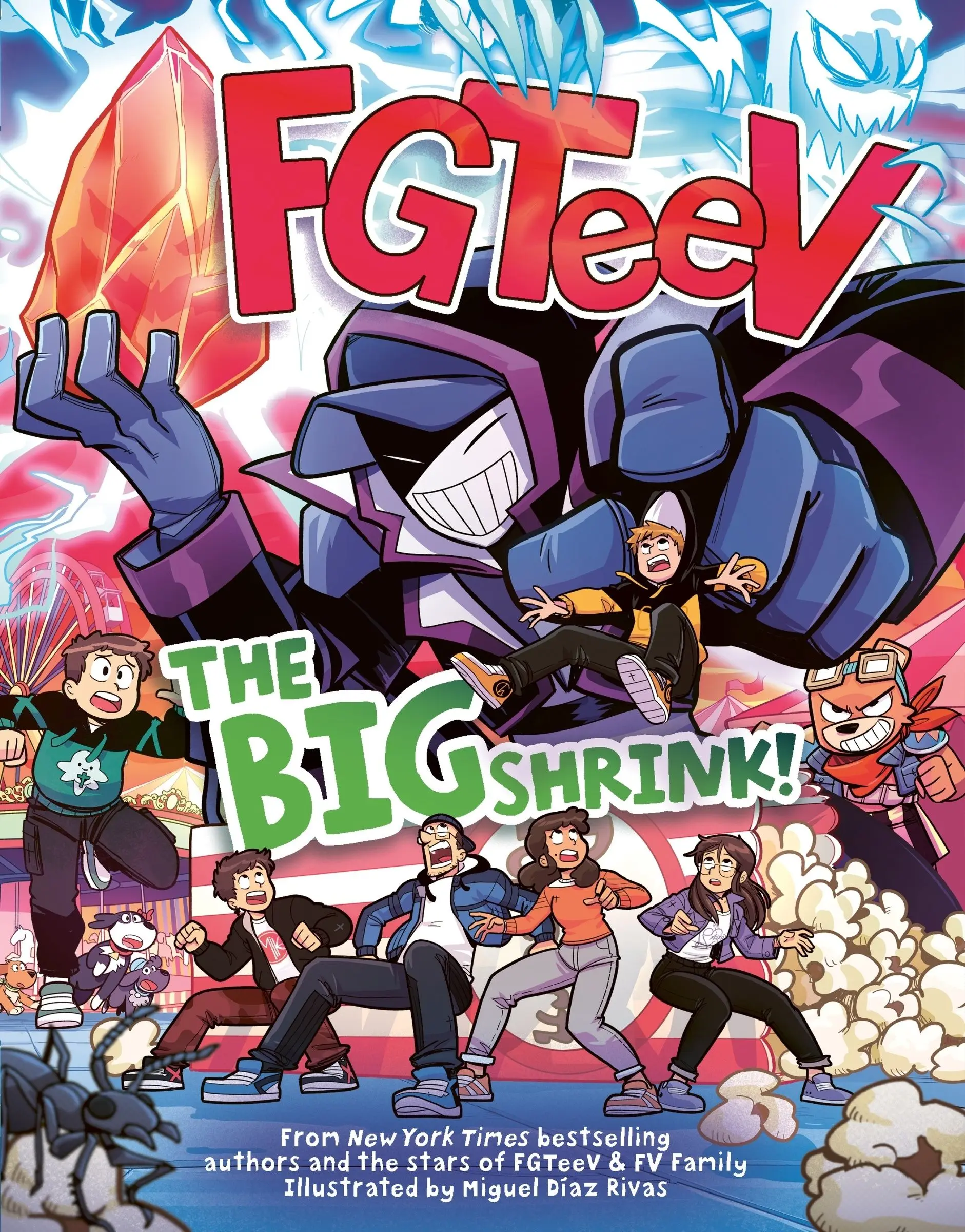 FGTeeV: The Big Shrink!: A Graphic Novel (FGTeeV) by ||Miguel Díaz Rivas [Hardback Book]