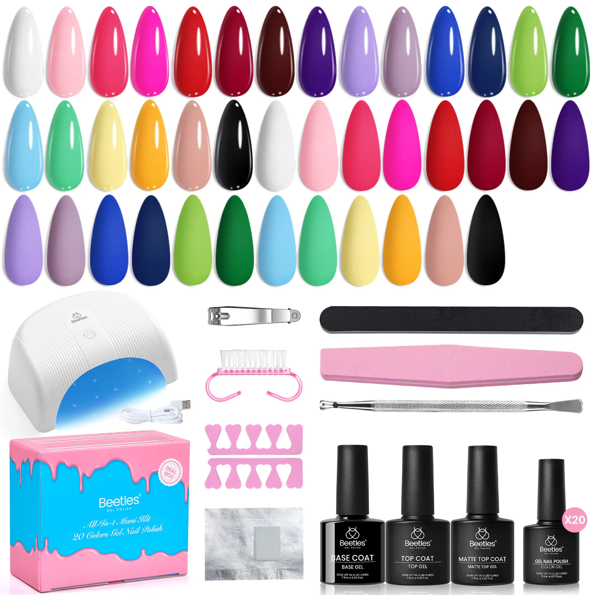 Beetles Mix & Muse-20 Colors Deal Box