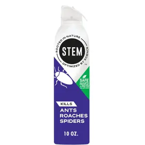 STEM Kills Ants, Roaches And Spiders: Plant-Based Active Ingredient Bug Spray, Botanical Insecticide For Indoor And Outdoor Use; 10 fl oz (Pack Of 1)