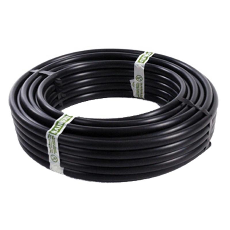 Raindrip Flexible Poly Garden Water Hose - 0.71 in x 100 ft Contractor Pack, 3.5 lbs, UV Resistant High Pressure Watering Equipment (Up to 150 psi Max Pressure) for Plant Irrigation Home Improvement Tool, Up To Maximum Pressure Of 150 Psi