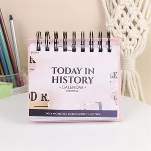 Historical Today Perpetual Calendar, Daily World History Facts Desktop Calendar, Engaging Historical Anecdotes & Achievements, Perfect Gift