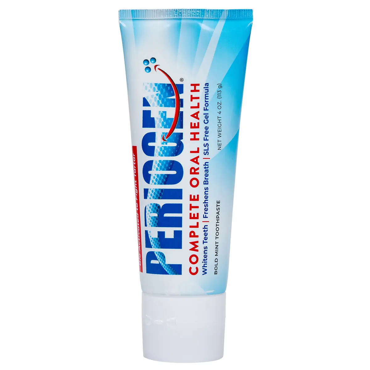 Periogen Complete Oral Health Toothpaste - Bold Mint Gel Formula, SLS Free, Bio Activated for Tartar Control & Fresh Breath