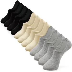 IDEGG  No Show Socks Women Low Cut Ankle Short Anti-Slid Athletic Running Novelty Casual Invisible Liner Socks(2*Black,2 *Beige,2*Gray） Womenswear Comfort Bridal Basic #springtok