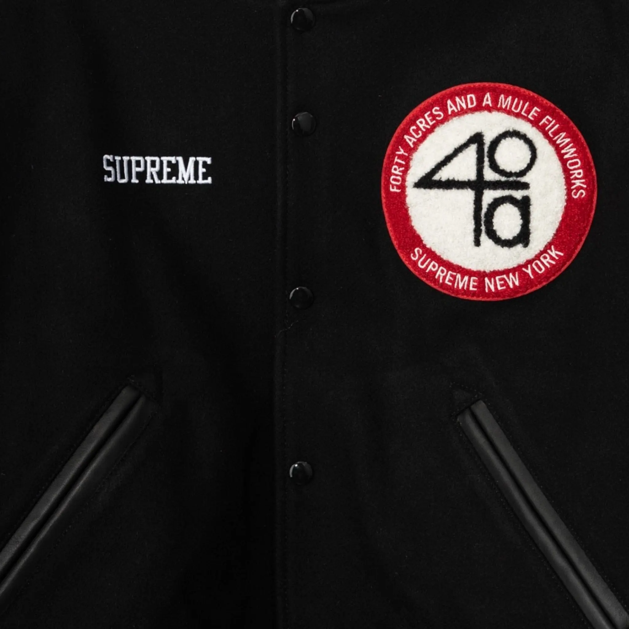 Supreme 40 Acres Malcolm X Varsity Jacket, Menswear Tops & Coats Supreme 40 Acres Malcolm X Varsity Jacket, Menswear Tops & Coats
