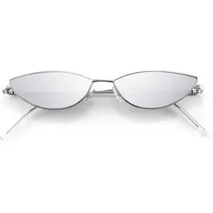 FEISEDY Fashion Designer Sunglasses Retro Small Petals Shape Arc Temple Design B2298