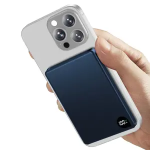 Magnetic Portable Charger, 5000mAh Wireless Durable Power Bank with USB-C Cable, Magnetic Battery Pack for iPhone 16/15/14/13/12 Series