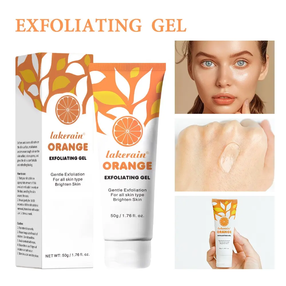Lakerain Scented Exfoliating Gel, Suitable for All Skin Types, 1 Minute Dead Skin Removal, Brightening Nourishing Jelly
