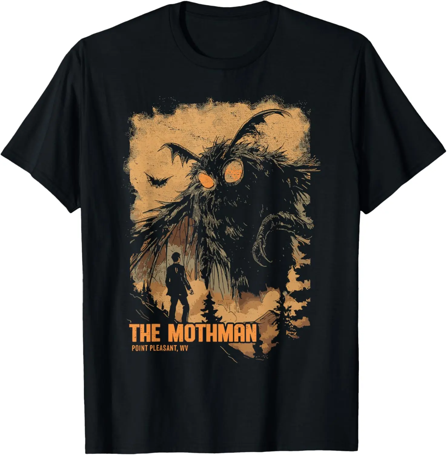 Cotton(pure) Mothman T-Shirt