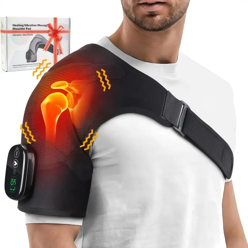 heating vibration massage shoulder pad WaveSolo Vibrating Massage Ball for Muscle Recovery main image 1