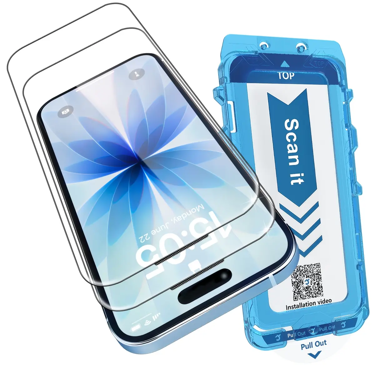 JavoYion 2-Pack for iPhone 17 Screen Protector - Dust-Free Chamber, Easy Installation, HD Clarity, Scratch-Resistant, Ultra-Smooth Touch, Case Fit, 17 normal screen protector, iphone 17 phone case