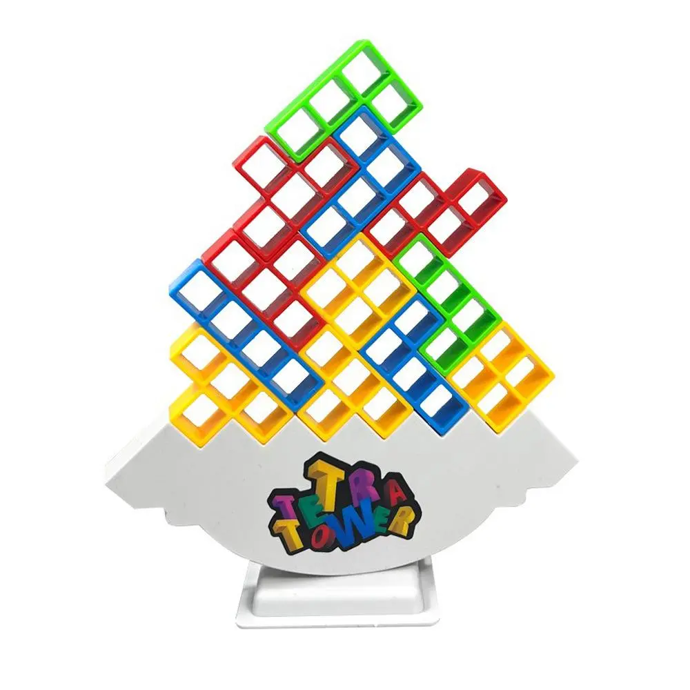 Tower Balanced Stacked Board Game, 1 Set Balance Stacking Blocks Game ...