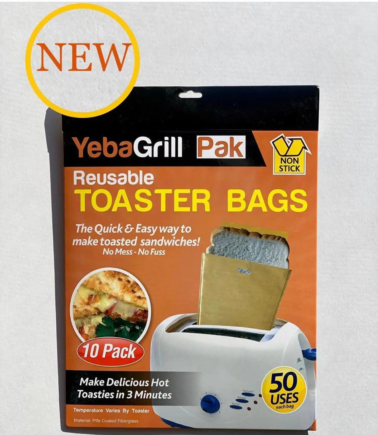 Yeba Grill Toaster Reusable Toaster Bag