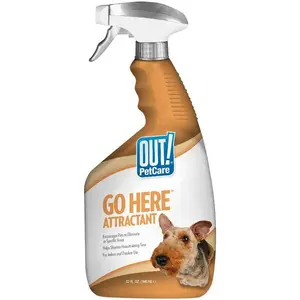 PetCare Go Here Attractant Dog and Puppy Potty Training Spray, Safe & Effective Puppy Pee Spray, Dog Housebreaking Supplies, Indoor and Outdoor House Training Tool, 32 oz